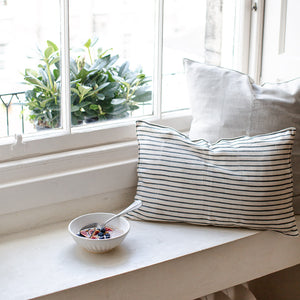 HANDWOVEN COTTON CUSHION COVERS IN PLAIN STRIPES