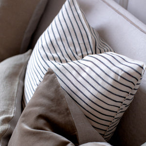 HANDWOVEN COTTON CUSHION COVERS IN PLAIN STRIPES