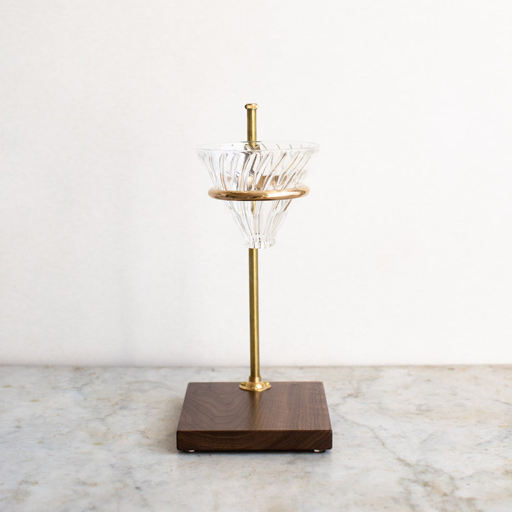 BRASS COFFEE POUR OVER STAND