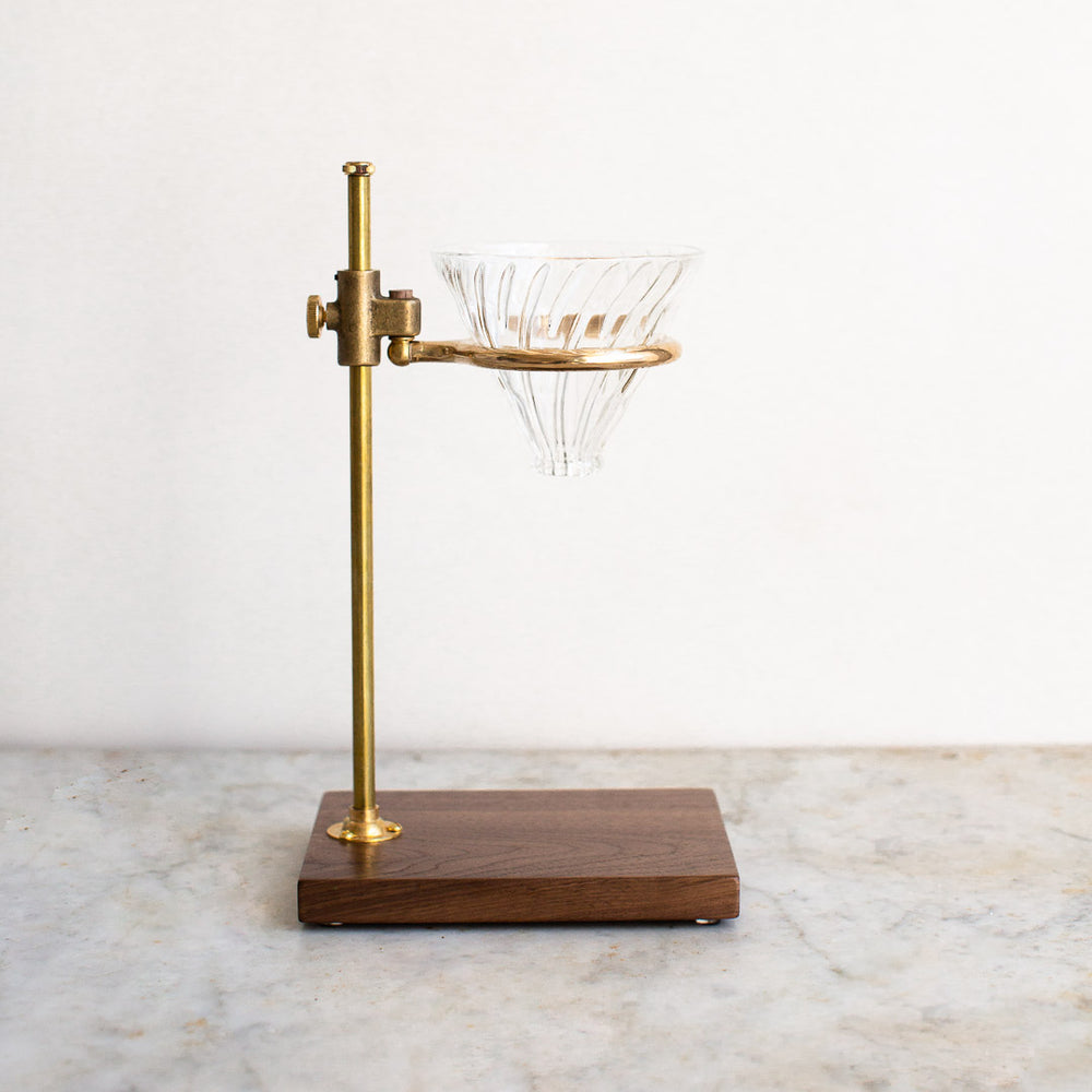 BRASS COFFEE POUR OVER STAND