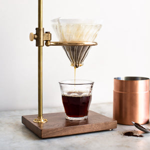 BRASS COFFEE POUR OVER STAND