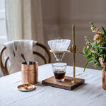 BRASS COFFEE POUR OVER STAND