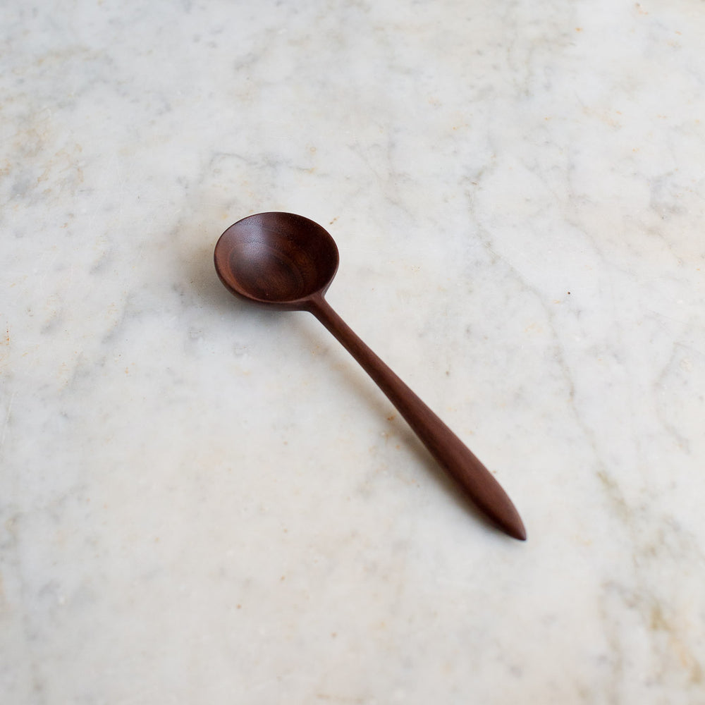 HAND CARVED COFFEE SCOOP