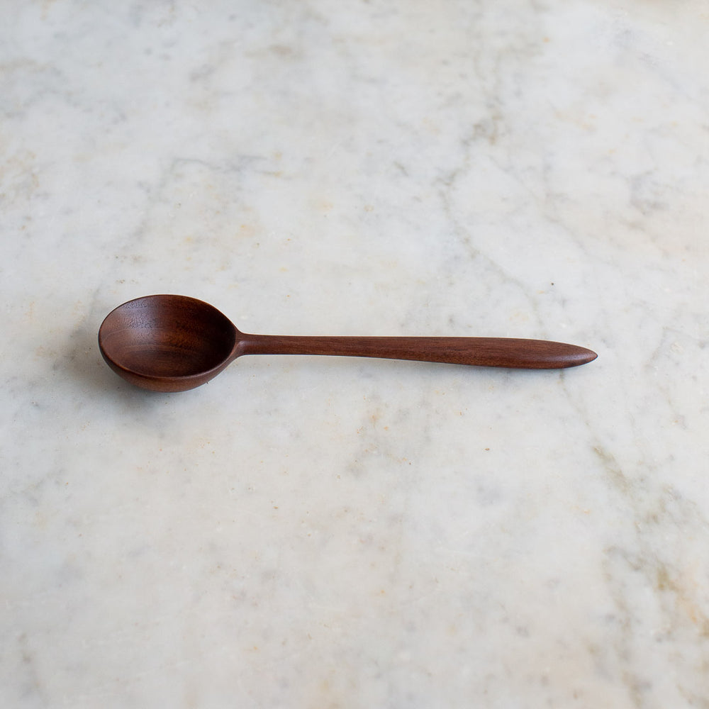 HAND CARVED COFFEE SCOOP