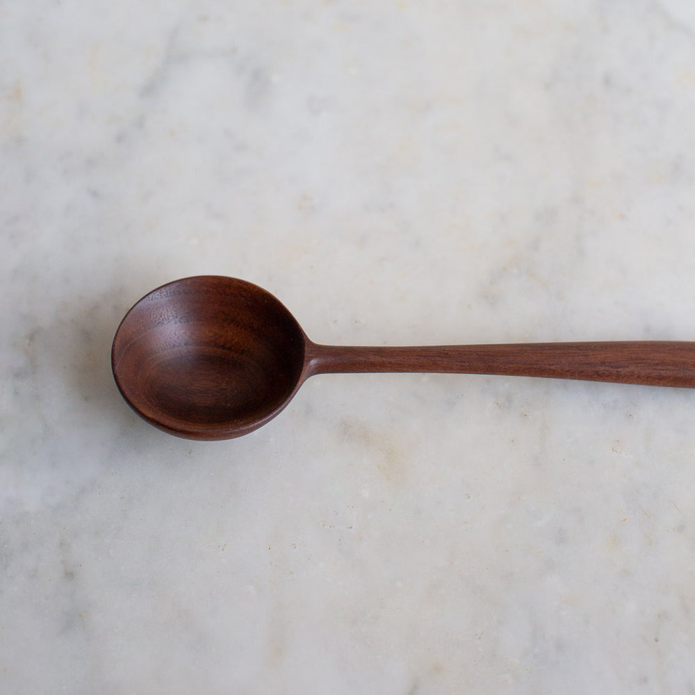 HAND CARVED COFFEE SCOOP