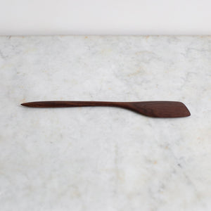 
            
                Load image into Gallery viewer, Hand carved black walnut cooking spatula 
            
        