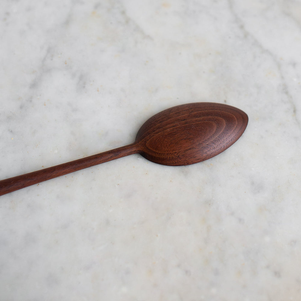 delicate hand carved wooden cooking spoon uk