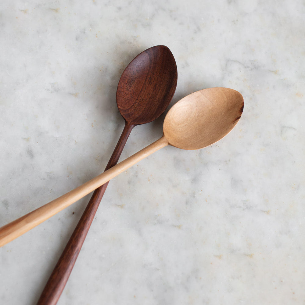 HAND CARVED SWEET GUM COOKING SPOON