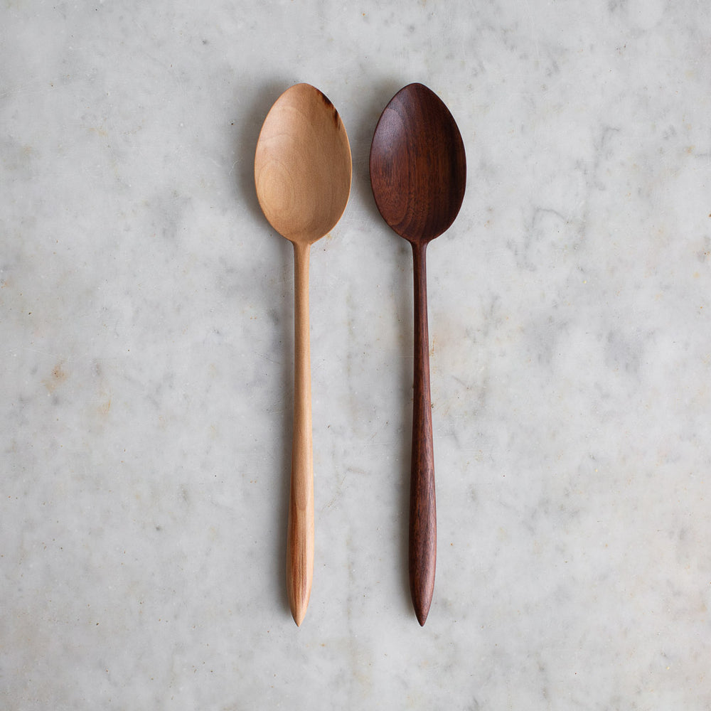 HAND CARVED SWEET GUM COOKING SPOON – Ellei Home