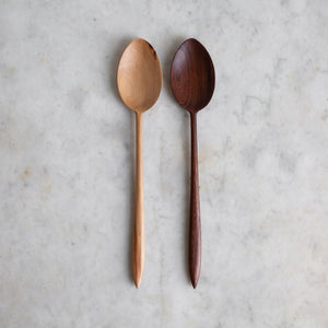 delicate finest quality hand carved cooking spoons 