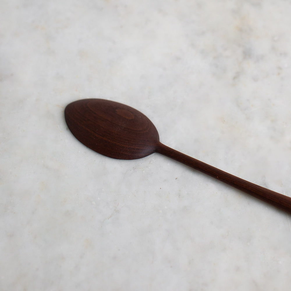 hand carved black walnut cooking spoon uk