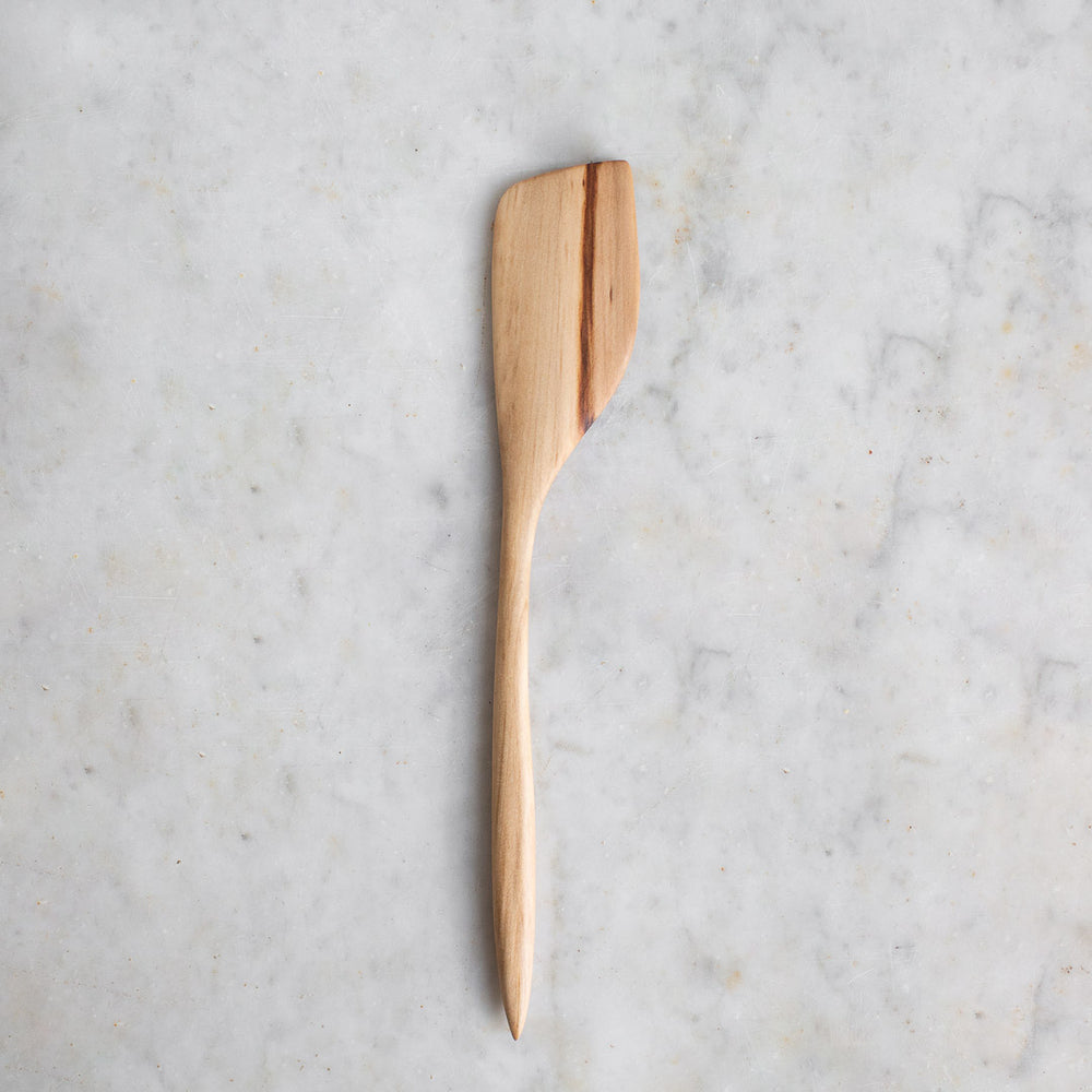 HAND CARVED SWEET GUM COOKING SPATULA