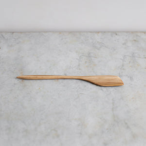 HAND CARVED SWEET GUM COOKING SPATULA