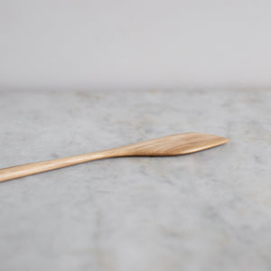 HAND CARVED SWEET GUM COOKING SPATULA