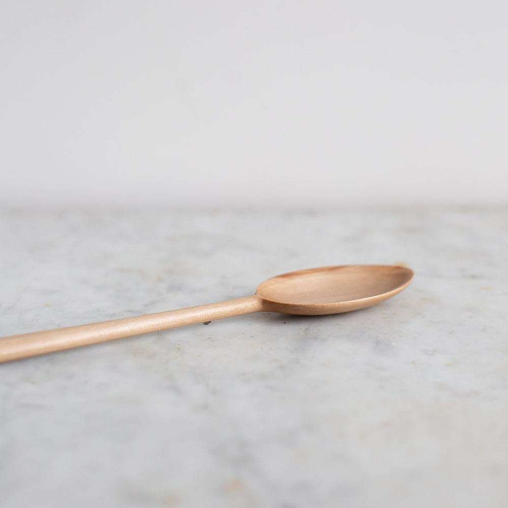 HAND CARVED SWEET GUM COOKING SPOON