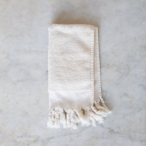 handwoven  organic cotton Turkish towel 