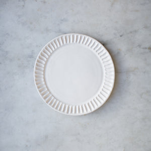 INGREDIENTS LDN handmade stoneware fluted side plate