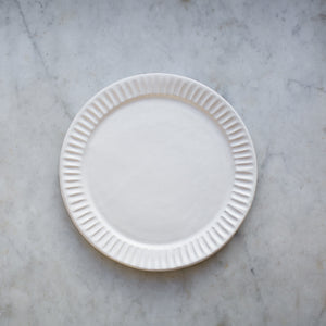 
            
                Load image into Gallery viewer, INGREDIENTS LDN handmade stoneware fluted dinner plate
            
        