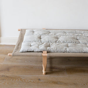 KAPOK SAFARI DAYBED MATTRESS IN SOFT CHARCOAL 