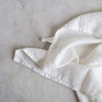 HANDMADE LINEN KITCHEN TOWEL IN OFF-WHITE