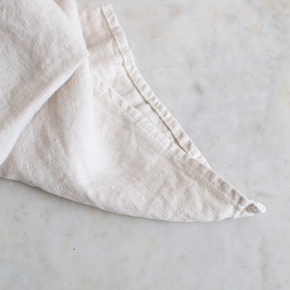 HANDMADE LINEN KITCHEN TOWEL IN TAUPE GREY – Ellei Home