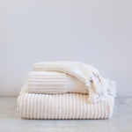 handwoven  organic cotton Turkish towel 