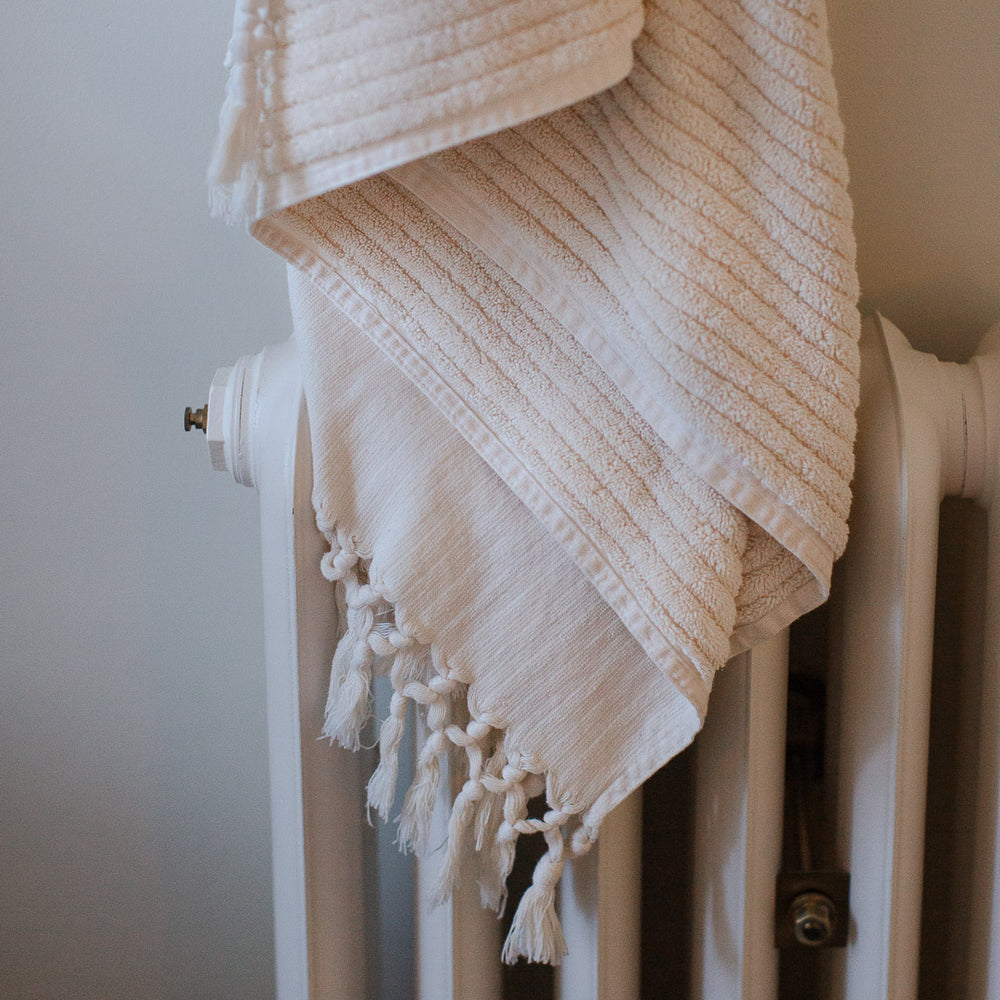HANDWOVEN ORGANIC COTTON TOWELS IN ECRU – Ellei Home
