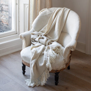 
            
                Load image into Gallery viewer, Handwoven Merino Wool Blanket 
            
        