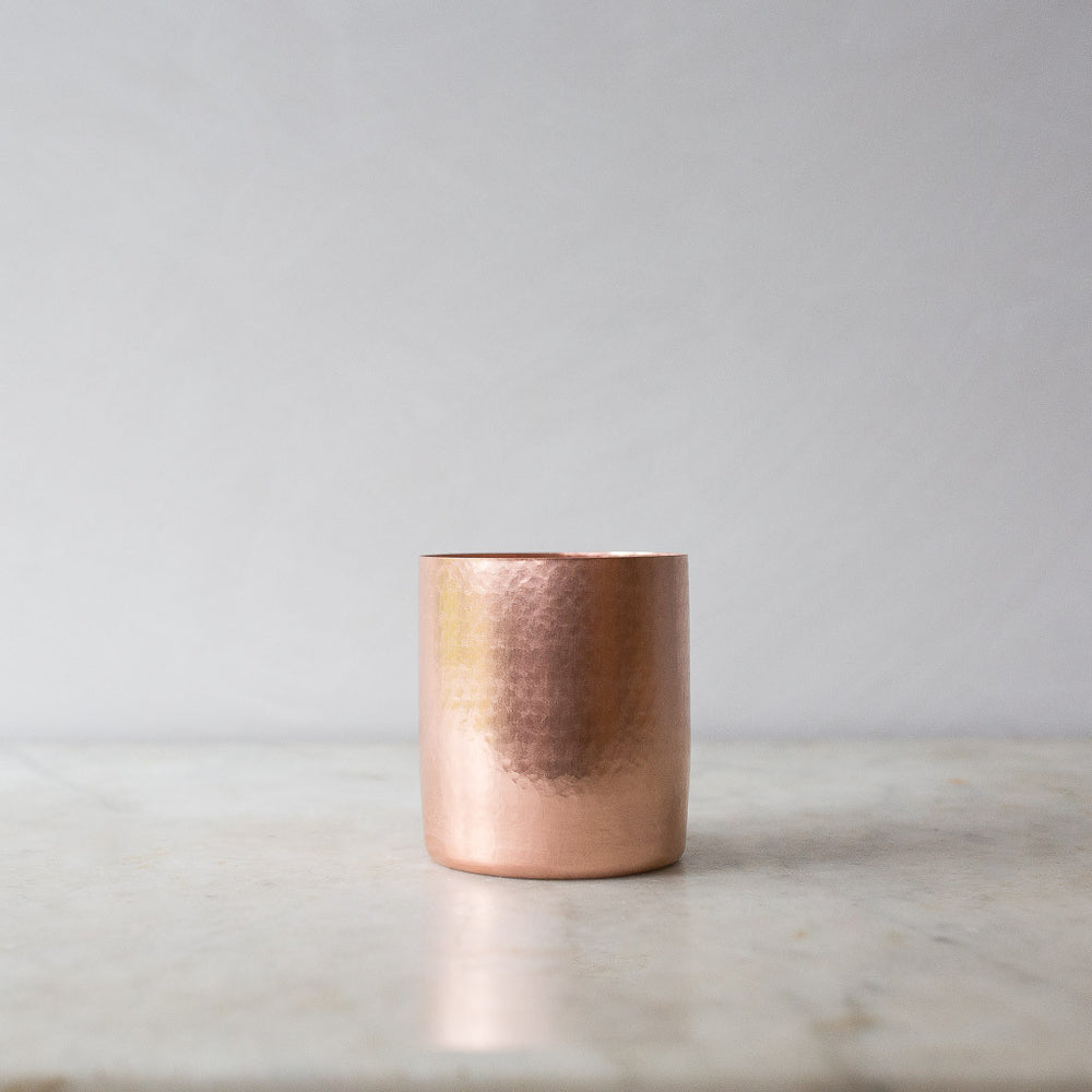 INGREDIENST LDN hand hammered copper cup 